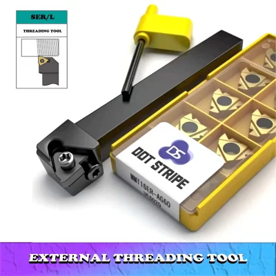 Cortador De Torno Original Boring Bar, Thread Turning Toolholder, Carboneto Insere 16ER, SER12H16, SEL121212H16, 12mm, AG6060