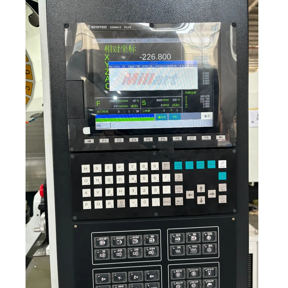 Centro de perfuração e fresagem CNC de 5 eixos VDT600 Máquina automática de perfuração e torneira CNC Centro de perfuração CNC - Image 4