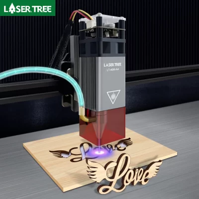 Árvore a laser 4w 5w cabeça de laser de potência óptica 450nm luz azul ttl pwm módulo para gravador a laser corte madeira diy ferramentas para trabalhar madeira