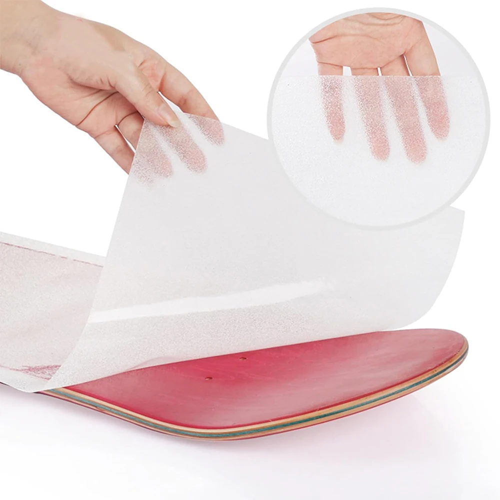 Fita adesiva transparente antiderrapante para skate, portátil, lixa oleosa, à prova d'água, para skate, atividades ao ar livre - Image 6