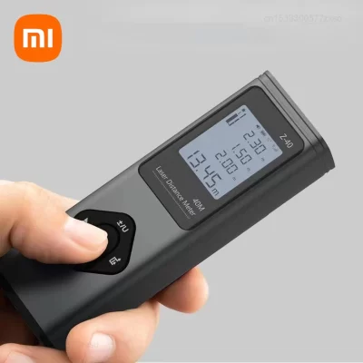 Xiaomi ronguan 2 em 1 laser rangefinder linha cruzada fundição lr1 inclinômetro digital ângulo medida laser nível régua ferramenta de medida