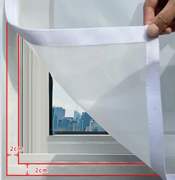 Anti-mosquito window screen self adhesive window mosquito net summer insect proof door mosquitonet for windows Customizable size