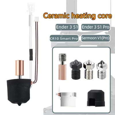 Hotend de aquecimento cerâmico para Creality Ender 3 S1 CR10 Smart Pro Sermoon V1 Pro Peças de impressora 3D