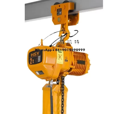 HSY 220v 1t Talha elétrica de corrente Talha elétrica 500 kg com preço baixo