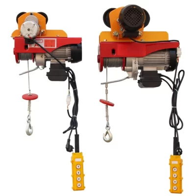 Mini grua elétrica 220V guindaste doméstico