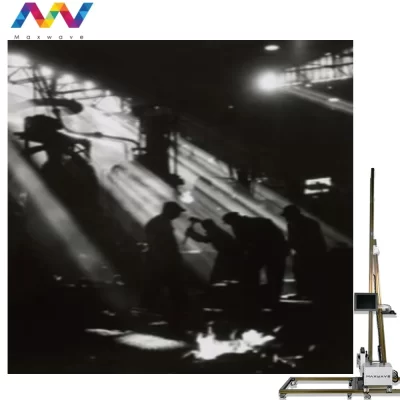 Impressora de parede 3D inovadora por Maxwave Print em qualquer parede Estupendo visual Operação de baixo custo Ideal para decoração de interiores