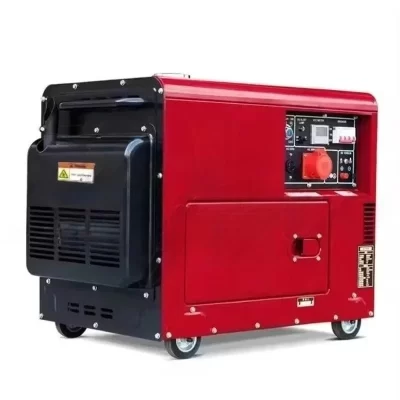ALL COPPER 5/6/8/10/12kVA Silent Diesel Generator Air-Cooled Portable Power Station for Camping/Construction Backup Power Supply