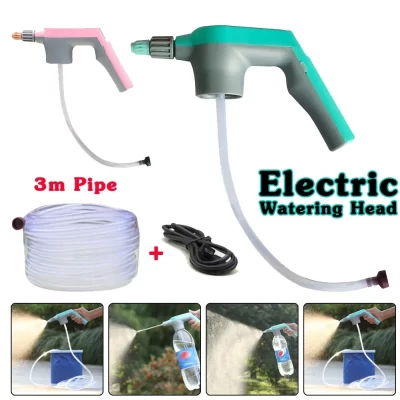 Pulverizador de alta pressão ajustável, pulverizador de água automático, carregamento usb, pistola pulverizadora agrícola para plantas, lavagem de carro