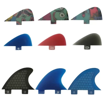 1pc prancha de surf fin pequeno barbatana central abas duplas base barbatana de surf upsurf fcs keel fin fibra de vidro/navo de mel design de carbono barbatana de surf