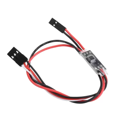 2.7A 1S Dual Way Micro Brushed ESC 3.3-6V Winch Reversing with Overheat Out of Control Protection for RC Car Micro Airplanes