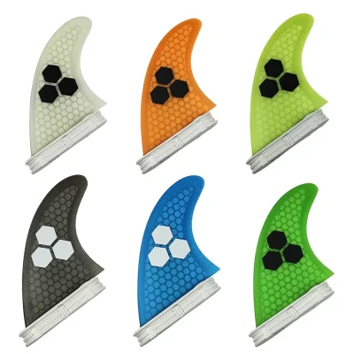 Grande prancha de surf upsurf fcs ii barbatanas 3 pçs/set quilhas estabilizador para surf favo de mel prancha curta barbatanas de fibra de vidro funboard