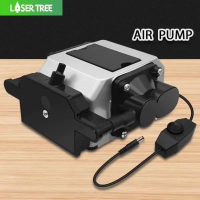 ÁRVORE LASER-Full Metal Compressor De Ar, Baixo Noice, Velocidade Ajustável, 26L por Min, Bomba De Assistência De Ar, Módulo De Corte A Laser, Gravador A Laser