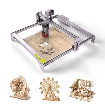 Atomstack a5 pro máquina de gravação a laser 40w cnc cortador a laser 4.5-5.5w 0.01mm acc proteção para os olhos 12mm madeira & acrílico