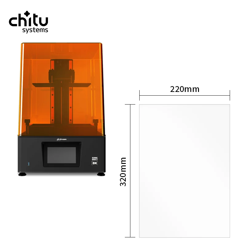 10.1inch FEP Film For Phrozen Sonic Mighty 8K Photon M5 Saturn 3/3 ultra/4/4 ultra 320*220mm 8K LCD 3D Printer Accessories