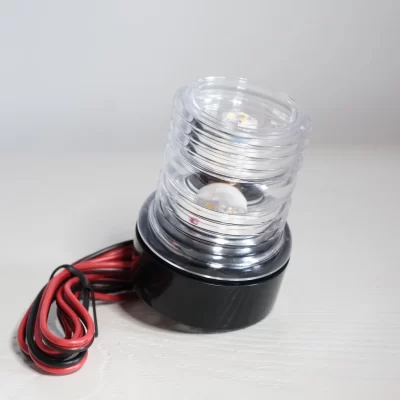 Impermeável LED Barco Luz de Navegação, Luz de Âncora Marinha, Luz de Sinal de Vela, Branco Puro, 12-24V, Dobre, Iate