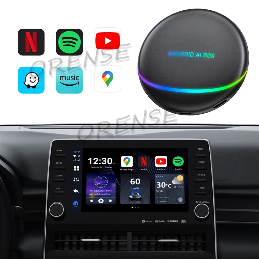 New Carplay TV Ai Box Wireless Android Auto CarPlay Adapter RAM 8GB ROM 128GB Support for HDMI Output Multimedia Car Accessories - Image 2