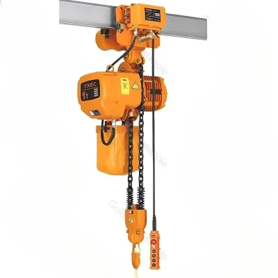 talha elétrica de corrente  com trolley cap. 500 kg até 5 toneladas para guindaste com elevação 10 metros, guindaste de corrente elétrica de oficina 220V