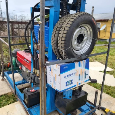 Customized Small 180m 200m Crawler Deep Well Drilling Rig Machine Mud Pump Exploration Shllow Well Drilling Rig