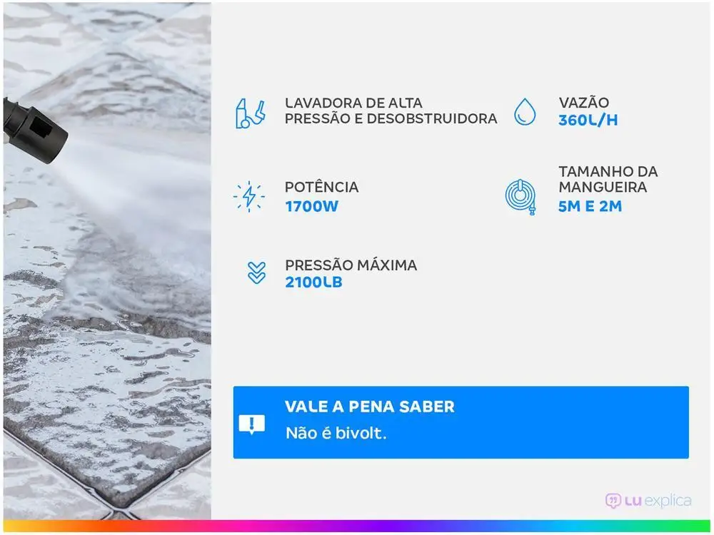 Lavadora de Alta Pressão Desobstruidora WAP - Image 2