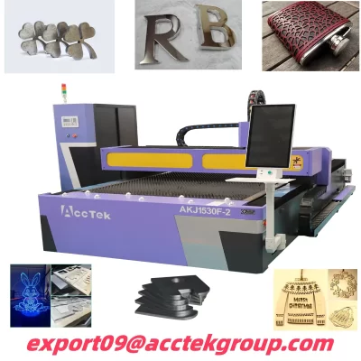 Máquina de corte e gravação a laser CNC mista, metal, madeira, acrílico, SS, fibra, CO2, 1000W, 2000W, 280W, 300W, para metal e metalóide