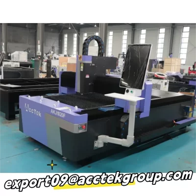Melhor preço Máquina de corte a laser de fibra acctek 3015 1020 cnc cw lazer cortador de aço inoxidável 3mm 5mm 10mm máquina de corte 4000w