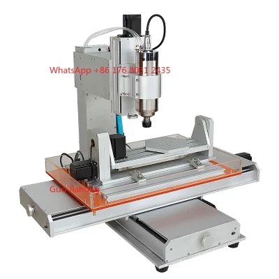 Desktop HY 6040 5 Axis Mini CNC Router Engraving Milling Drilling Machine With 2200W Spindle