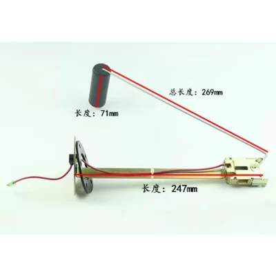 Sensor do óleo combustível da empilhadeira, bóia do flutuador, 12V, apropriado para Heli Longgong, 2 a 3Ton tanque de combustível