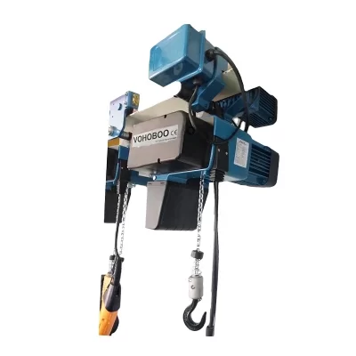 Novo talha elétrica de corrente de produto mecânico personalizado fornecido 380v 50hz 3 fases ou no pedido talha de construção móvel