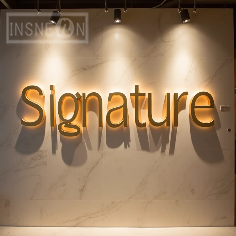Letras de metal iluminadas por LED 3D personalizadas personalizadas para vitrine de negócios, sinalização à prova d'água ao ar livre - Image 3