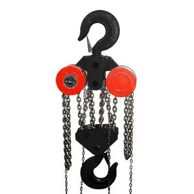 High quality G80 chain portable hoist custom round large tonnage lifting hoist steel mechanical hoist
