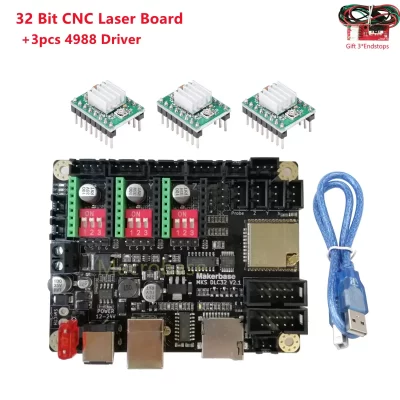 CNC Laser Engraving Controller com USB Driver, Breakout Board, 3 Axis, Motion Card para Marcação Machine