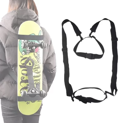 Longboard skate estilingue ombro transportadora mochila ombro carry strap esquis snowboard mochila cinta