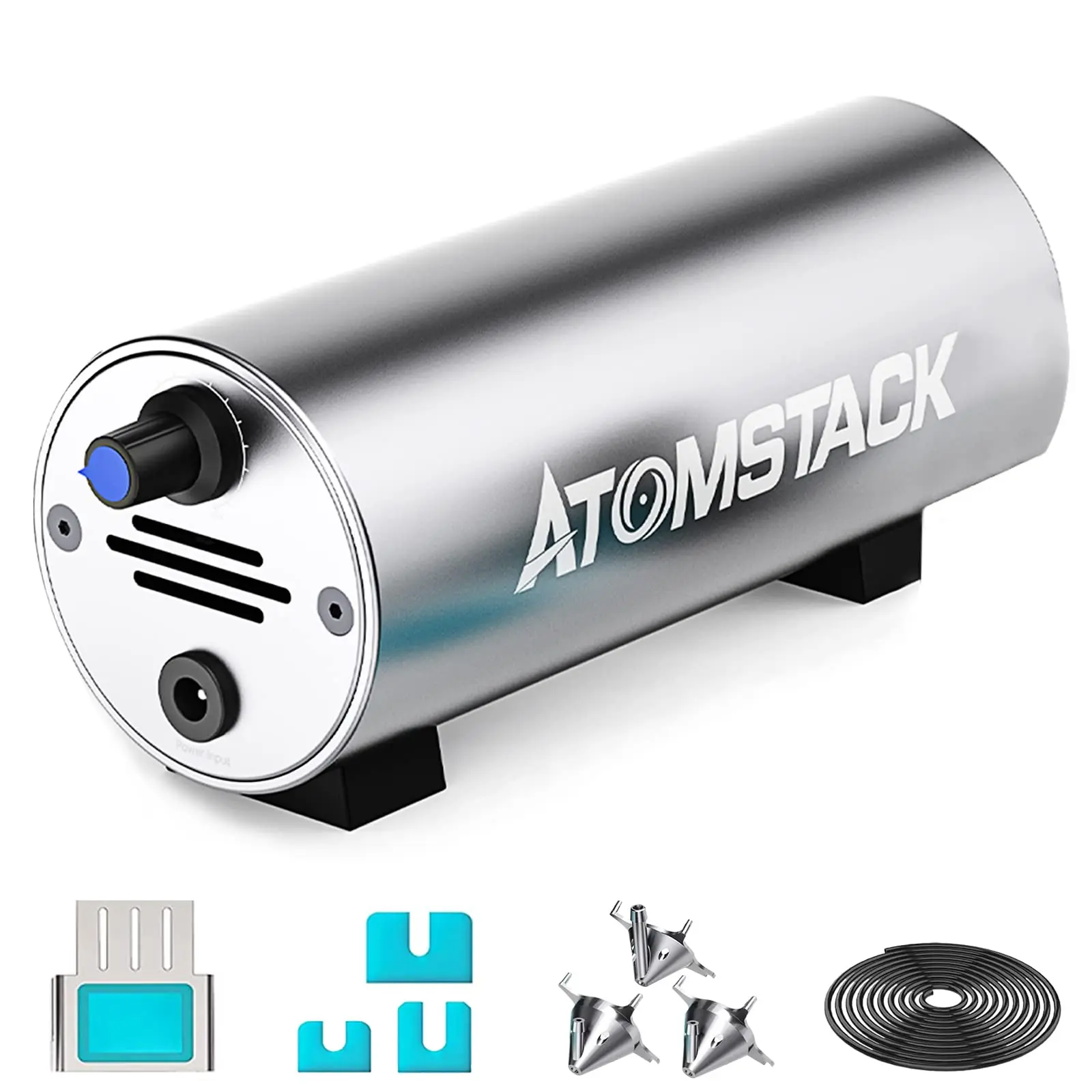 ATOMSTACK F30 Air Assist Bomba, 30L/min Fluxo De Ar Compatível com ATOMSTACK X7 S10 A10 PRO A5 PRO A5 M50 Máquina De Gravura De Corte