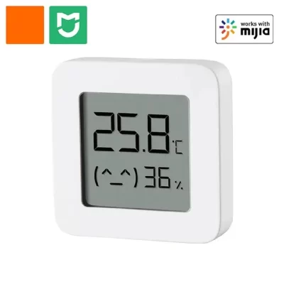 Termo-Higrômetro Bluetooth para Xiaomi Mijia, Sensor de Temperatura e Umidade, Medidor de Umidade Digital Inteligente, 2