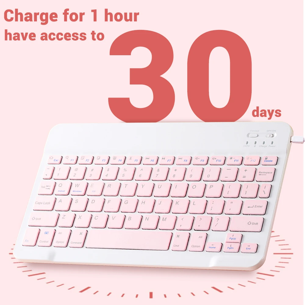 Bluetooth Keyboard and Mouse For iPad Xiaomi Samsung Huawei Phone Tablet Slim Mini Wireless Keyboard For Android IOS Windows - Image 4