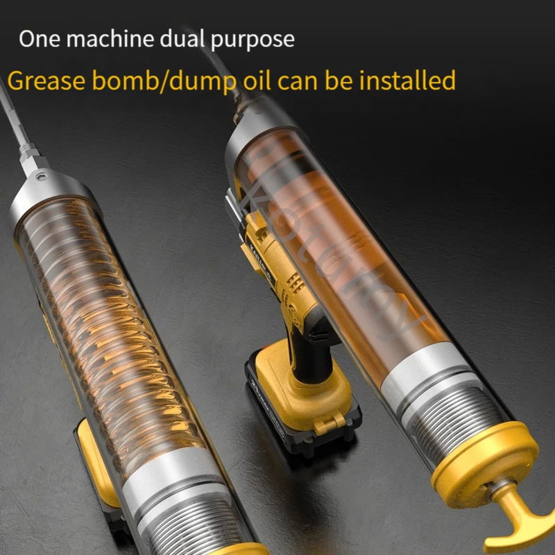 Electric Grease Gun High Pressure Excavator Rechargeable Lithium Battery Grease Gun Oil Injector Power Tool - Image 4