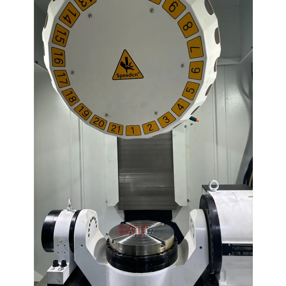 Centro de perfuração e fresagem CNC de 5 eixos VDT600 Máquina automática de perfuração e torneira CNC Centro de perfuração CNC - Image 3