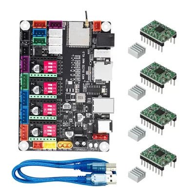 Placa roteadora cnc a79g mks dlc32 max, máquina de gravação a laser, 4 controladores, carpintaria, gravador a laser, placa-mãe