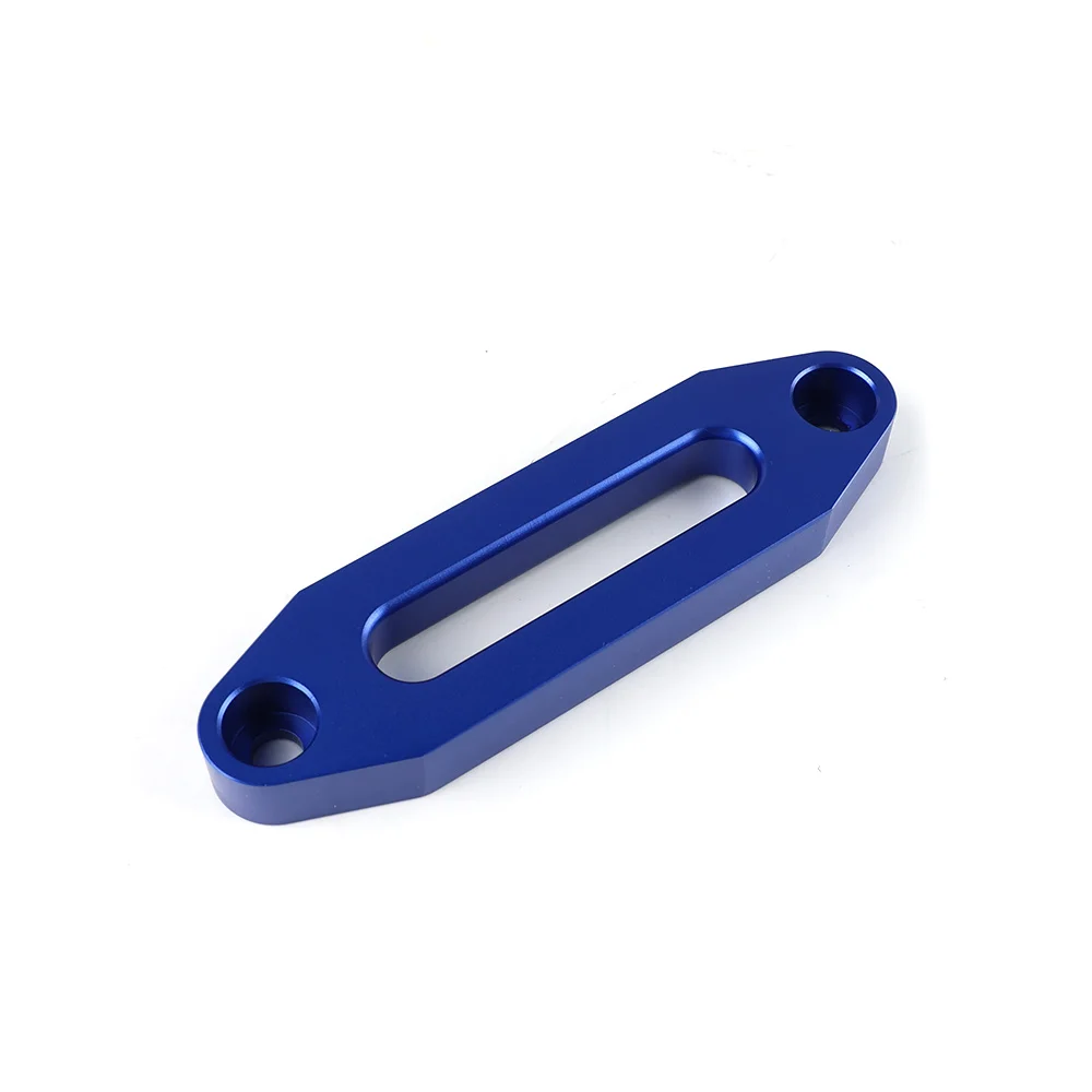Fairlead Hawse de alumínio para guia de chumbo de cabo de corda de guincho sintético vermelho/preto/azul/prata novo - Image 5