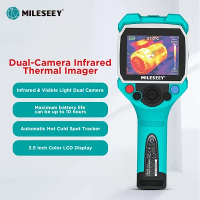 Mileseey tr120/256 termovisor profissional câmera térmica infravermelha de alta resolução termovisor de alta sensibilidade para reparo