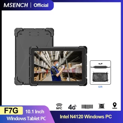 New Rugged Windows Tablet Intel N4120 CPU 10 Inch 8G RAM 128G ROM IP67 4G LTE Industrial Waterproof Computer F7G Tempered Glass