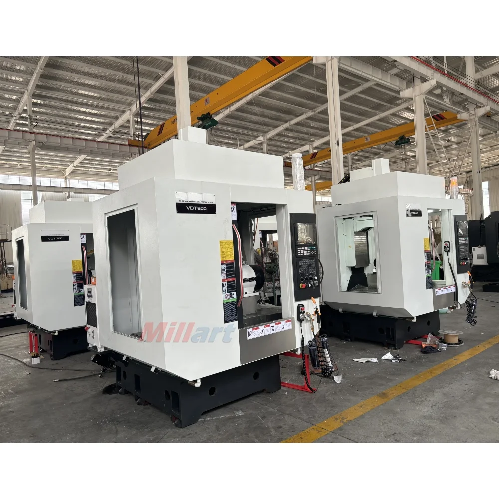Centro de perfuração e fresagem CNC de 5 eixos VDT600 Máquina automática de perfuração e torneira CNC Centro de perfuração CNC - Image 6