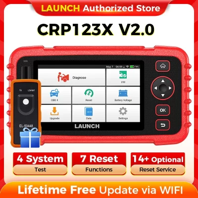 Novo lançamento crp123x v2.0 obd2 scanner carro diy leitor de código ferramentas de diagnóstico automotivo scanner automático ferramenta de verificação diagnóstico