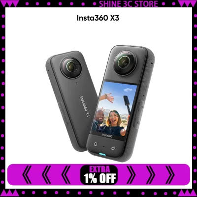 Insta360 x3 câmera de ação 5.7k 360 4k/30 72mp foto streaming ao vivo 10m capacete à prova dwaterproof água gravação vídeo esporte insta 360 x3 cam