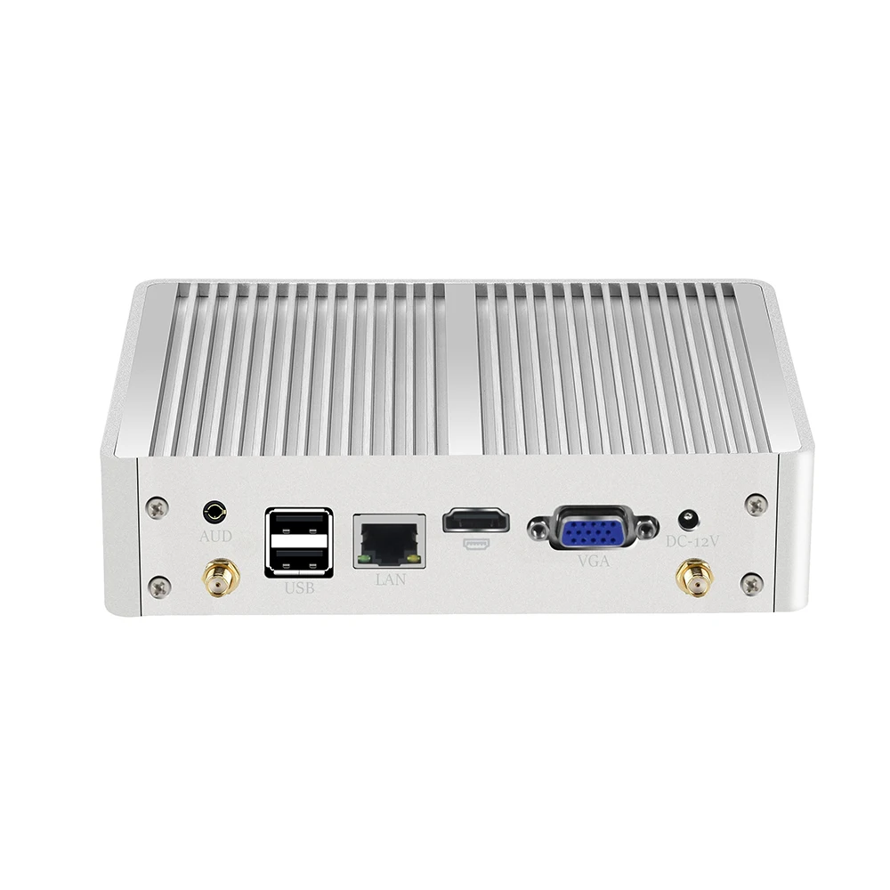 XCY Fanless Mini PC Intel Core i7 4500U i5 5200U 300M WiFi Gigabit Ethernet 8x USB VGA HDMI Display Windows 10 Linux HTPC - Image 4