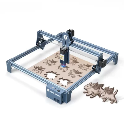Sculpfun s9 90w artesanato diy gravador a laser doméstico para papel de madeira e assim por diante 2024 venda quente máquina de marcação a laser portátil