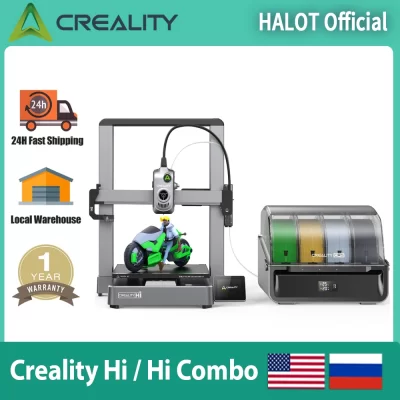 Creality Hi / Hi Combo Suporte para impressora 3D Impressão 3D multicolorida Detecção de filamento totalmente automatizada Todos os molduras de metal Impressora 3D