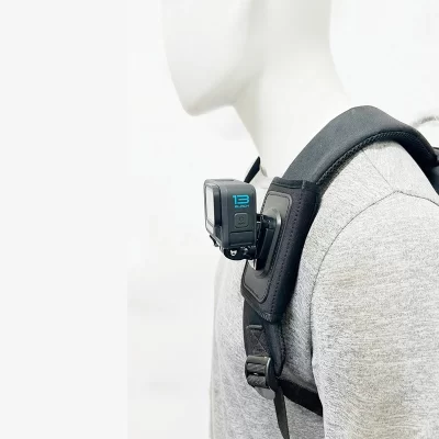 Suporte de montagem de mochila para gopro pov saco cinto suporte alça de ombro clipe titular para go pro hero 13 12 dji insta360 acessórios