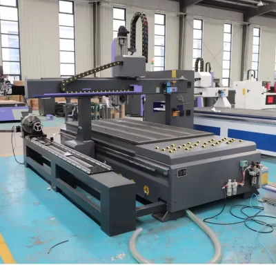 Rotary Axis ATC CNC Router with Automatic Tool Changer High Precision 4 Axis 1325 1530 2030 2040 3D Cnc Machine Wood 9kw 380v