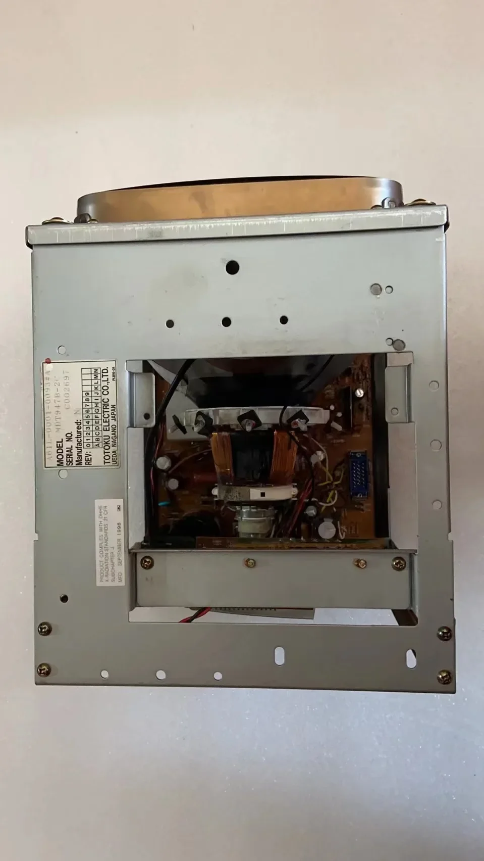 Usado A61L-0001-0093 # Uma unidade de tela de exibição FANUC CRT A61L 0001 0093 A - Image 3